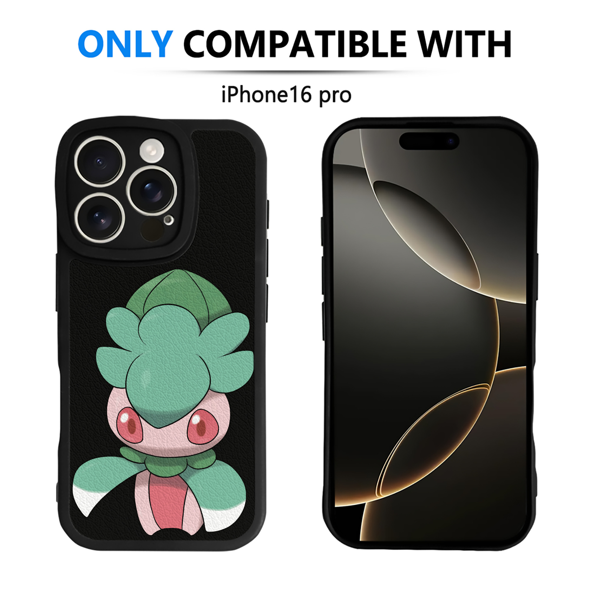 （画像用） ポケットモンスター Pokémon 【iPhone 16シリーズ対応】シリコンスマホケース（レザー調） 材質：シリコン